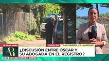 Máxima tensión entre Óscar y su abogada en el registro por el crimen de Esther López