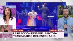 La reacción de Isabel Pantoja al bajarse del escenario, en 'Vamos a ver': "No encontraba el tono, no escuchaba bien"