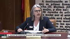 El show de la mujer de Cerdán en el Senado: "Soy Francisca, 'la Paqui' es despectivo y clasista"