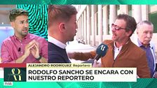 Rodolfo Sancho perdió el juicio contra Mediaset pocos días antes de enfrentarse al reportero de 'AR'