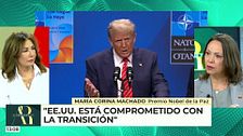 María Corina Machado, sobre Donald Trump: "Siento que el compromiso de EEUU con la transición es genuino "