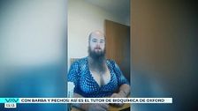 Barba y pechos: Así es Matt Radley, el nuevo tutor de bioquímica en Oxford