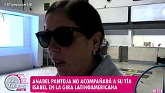 Anabel Pantoja aclara el verdadero motivo por el que no acompaña a su tía Isabel en su gira por América