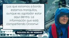 Una pasajera del crucero infectado por hantavirus: “Estamos tranquilos, pero es agotador estar aquí dentro”