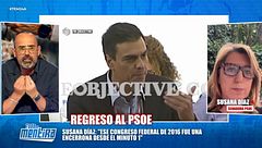La respuesta de Susana Díaz a Risto Mejide tras intuir que no responde por miedo a que Sánchez le quite el escaño: "Me parece lamentable"