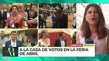 La feria de abril: uno de los escenarios electorales de Andalucía