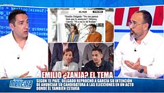 Risto Mejide, molesto con Emilio Delgado por no aclarar el origen del reproche a García por el anuncio de su candidatura: "Me saca de mis casillas"