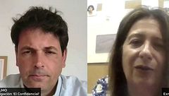 El enfrentamiento entre Leire Díez y José Mª Olmo: "Solo sabe extorsionar para conseguir información"