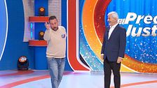 Un concursante deja a Carlos Sobera boquiabierto con su gran imitación en 'El precio justo': ''¡Eres un animador!''