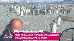 El mensaje de calma del padre de Ricardo, un español a bordo del Honidus: "Está bien y tranquilísimo, van con mascarilla por el barco"