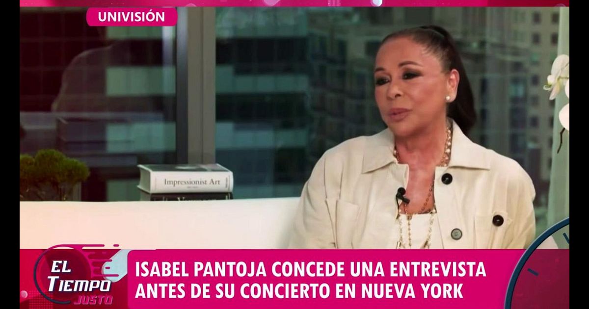 El tiempo justo: Isabel Pantoja concede una entrevista en televisión ...