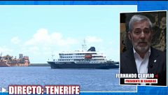 Clavijo, presidente de Canarias, sobre el operativo "impuesto" para el crucero MV Hondius: "Analizaremos los protocolos porque el gobierno nos ha desplazado"
