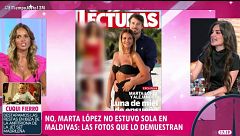 Marta López frena a sus compañeros por comparar su atractivo con el de su marido, 12 años menor que ella
