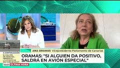 Vicepresidenta del Parlamento de Canarias: "Queremos protocolos por escrito e información cada 12 horas"