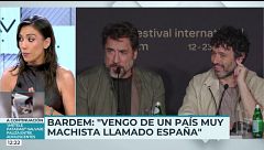 Patricia Pardo, sobre el comentario de Bardem en el Festival de Cannes: “Decir que hemos normalizado la violencia machista en España es mentira”