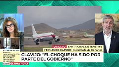 Fernando Clavijo, sobre el choque institucional por el hantavirus: "Será por parte de ellos"