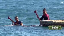 El cómico momento de Marisa Jara y Nagore Robles en el juego de localización al más puro estilo 'Titanic': "¡Se hunde la barca!"