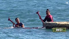 El cómico momento de Marisa Jara y Nagore Robles en el juego de localización al más puro estilo 'Titanic': "¡Se hunde la barca!"