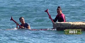 El cómico momento de Marisa Jara y Nagore Robles en el juego de localización al más puro estilo 'Titanic': "¡Se hunde la barca!"