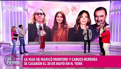 Rocío Crusset, hija de Carlos Herrera y Mariló Montero, se casa en Nueva York con su novio, según Leticia Requejo