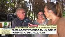 Jubilados viviendo en un coche por culpa del precio del alquiler: "No nos llega la pensión"