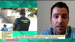 Presidente de Independientes de la Guardia Civil: "Se debe compensar la peligrosidad real de nuestro trabajo"