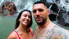 Olatz y Barranco, en las cascadas de Kanto Lampo: las imágenes