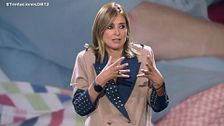 Sandra Barneda interviene al escuchar la respuesta de Christian a Arantxa Coca