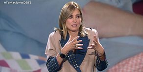 Sandra Barneda interviene al escuchar la respuesta de Christian a Arantxa Coca