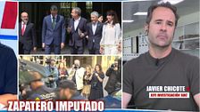 Javier Chicote, jefe de investigación de 'ABC', desarrolla los motivos de la imputación de Zapatero: "Hay varias evidencias con gran contundencia"
