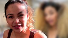Mayeli enseña su pelo corto, sin extensiones