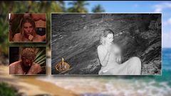 Las imágenes del robo de Claudia en la cabaña del equipo de 'Supervivientes', al completo