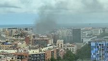 La explosión de una bombona de butano obliga a evacuar un edificio de pisos en Barcelona