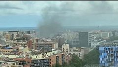 La explosión de una bombona de butano obliga a evacuar un edificio de pisos en Barcelona