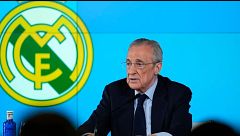 Las frases de Florentino Pérez en una rueda de prensa histórica: "Que hable la niña, que sois todos muy feos"