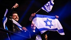Eurovisión expulsa del recinto a un manifestante contra Israel en mitad de la gala