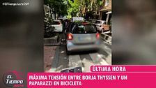 Tensa persecución en bicicleta de un paparazzi a Borja Thyssen: así ha ocurrido todo