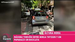 Tensa persecución en bicicleta de un paparazzi a Borja Thyssen: así ha ocurrido todo