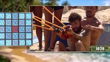 La espectacular puntería de Nagore y Darío en ‘El batallón de Tebas’, el juego de localización
