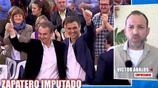 Víctor Ábalos desvela la conversación que ha tenido con el exministro sobre la imputación de Zapatero: "Hay una doble vara de medir entre mi padre y él"