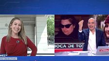El divertido lapsus de Teresa Gómez con Nacho Abad: “Buenos días, Carlo”