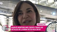 Mariló Montero cuenta cómo vivió la boda de su hija, Rocío Crusset, en Nueva York: "Me emocioné más en el ensayo que el día de autos"