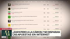 Se disparan las apuestas en Internet sobre Zapatero: ¿irá a la cárcel antes del 31 de diciembre?