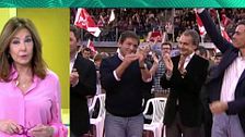 Ana Rosa Quintana: "Se cumplen 8 años de la moción contra la corrupción. Pedro Sánchez puede celebrarlo con champán y ostras"