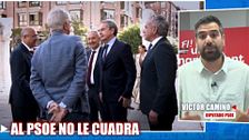 Víctor Camino, diputado del PSOE, sobre el informe de Begoña Gómez y Zapatero: "Esto crea una atmósfera de hostilidades"
