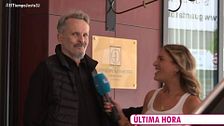 Miguel Bosé concede a 'El tiempo justo' sus primeras palabras en Andorra: "Estoy feliz de venir aquí en el futuro"