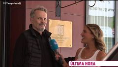 Miguel Bosé concede a 'El tiempo justo' sus primeras palabras en Andorra: "Estoy feliz de venir aquí en el futuro"