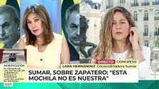 Cocoordinadora de Sumar, sobre el 'Caso Plus Ultra': "Esta mochila no es nuestra, es del PSOE y de Zapatero"