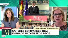 Analista política, sobre Sánchez en Roma: "Alguien que no va ni a misas en funerales, utiliza al Papa para escapar del escándalo"