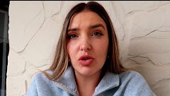 Patri enseña el estado actual del hemangioma de su hija Cala